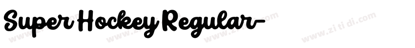 Super Hockey Regular字体转换